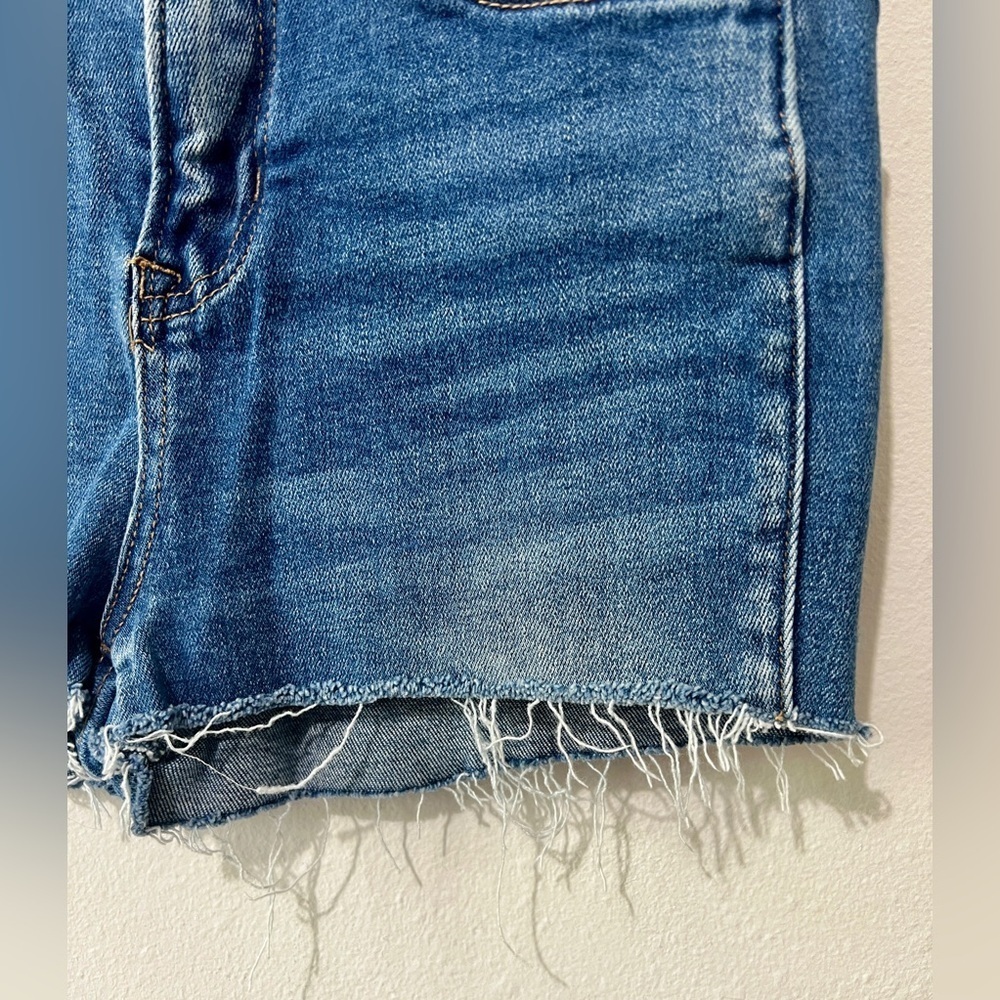 VERVET Raw Hem Cut-Off Denim Shorts - Size 25 - Picture 8 of 11